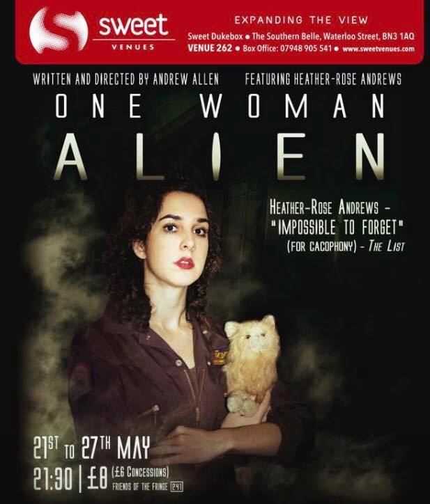 One Woman Alien stage production